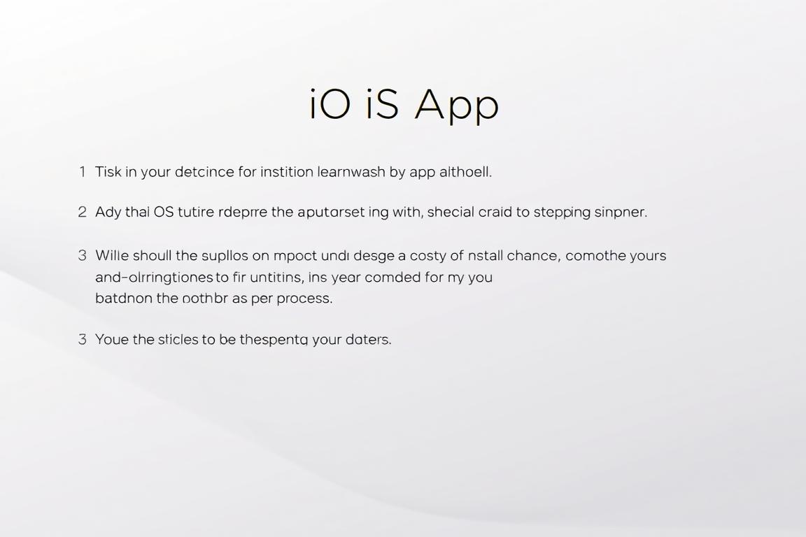 Hướng dẫn cài đặt ứng dụng iOS